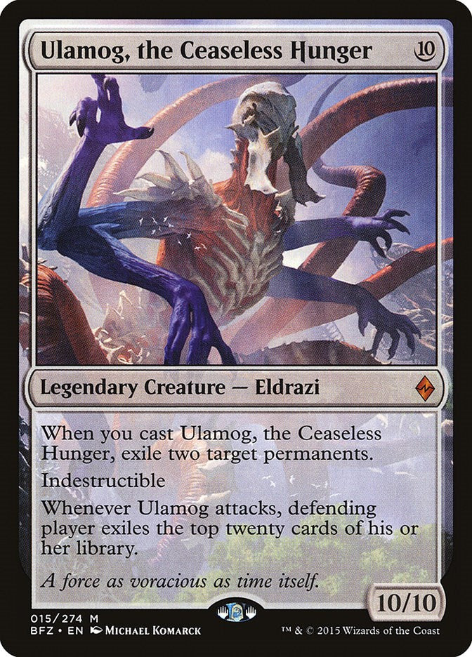 Ulamog, the Ceaseless Hunger [BFZ - 15]