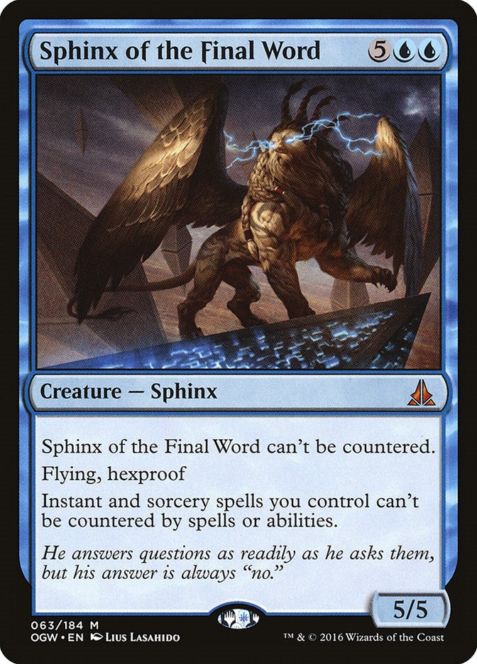 Sphinx of the Final Word [OGW - 63]
