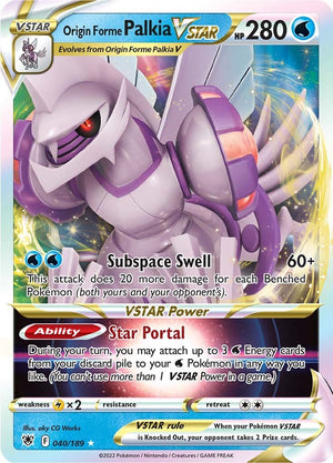 Origin Forme Palkia VSTAR [SWSH10 - 040/189]