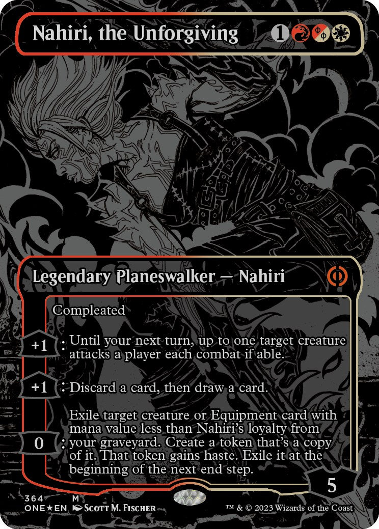 Nahiri, the Unforgiving (Oil Slick Raised Foil) [ONE - 364]