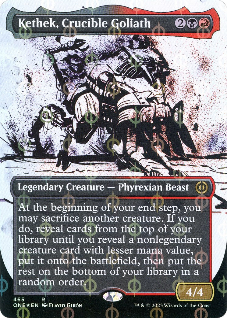 Kethek, Crucible Goliath (Showcase) (Step-and-Compleat Foil) [ONE - 465]