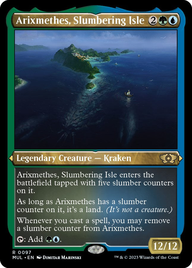Arixmethes, Slumbering Isle (Foil Etched) [MUL - 97]