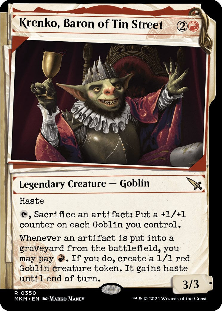 Krenko, Baron of Tin Street (Showcase) [MKM - 350]