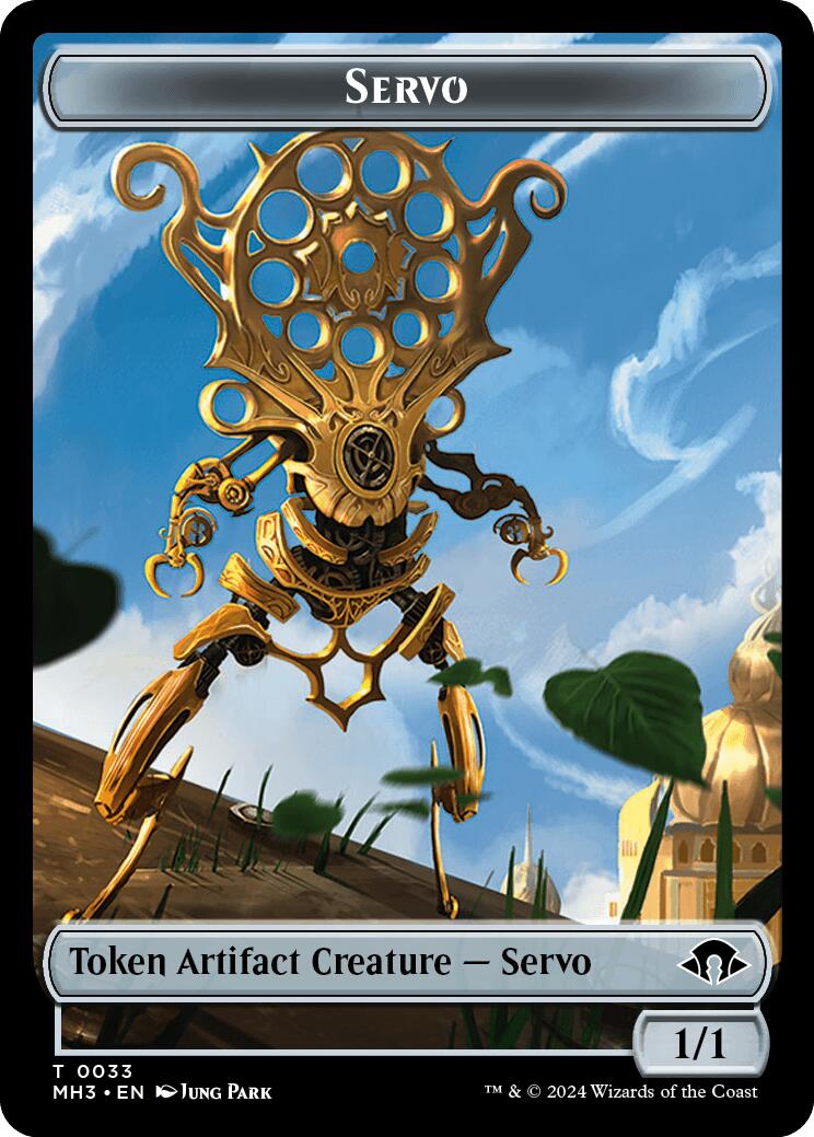 Servo // Zombie Double-Sided Token [MH3 - 33 // 21]