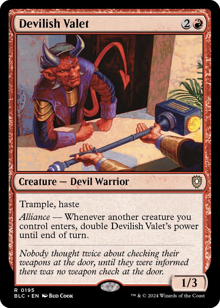 Devilish Valet [BLC - 195]