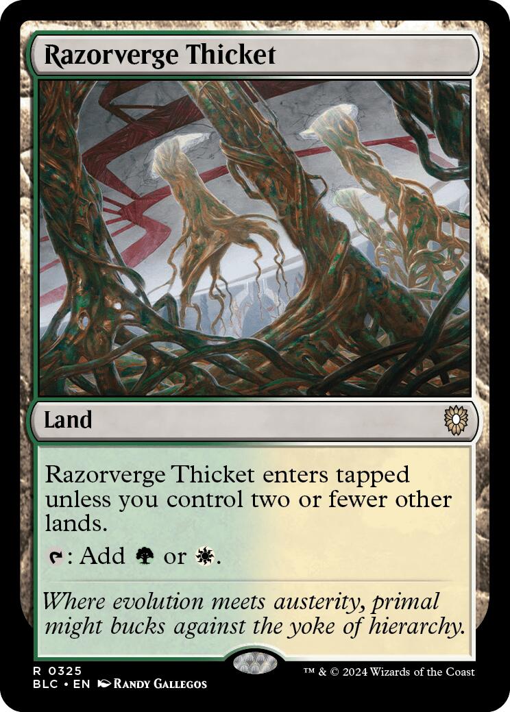 Razorverge Thicket [BLC - 325]