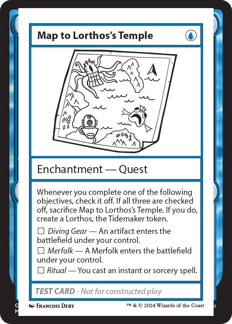 Map to Lorthos's Temple