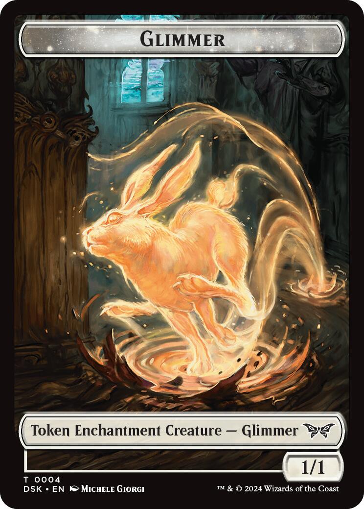 Glimmer // Spirit (0006) Double-Sided Token [DSK - 4 // 6]