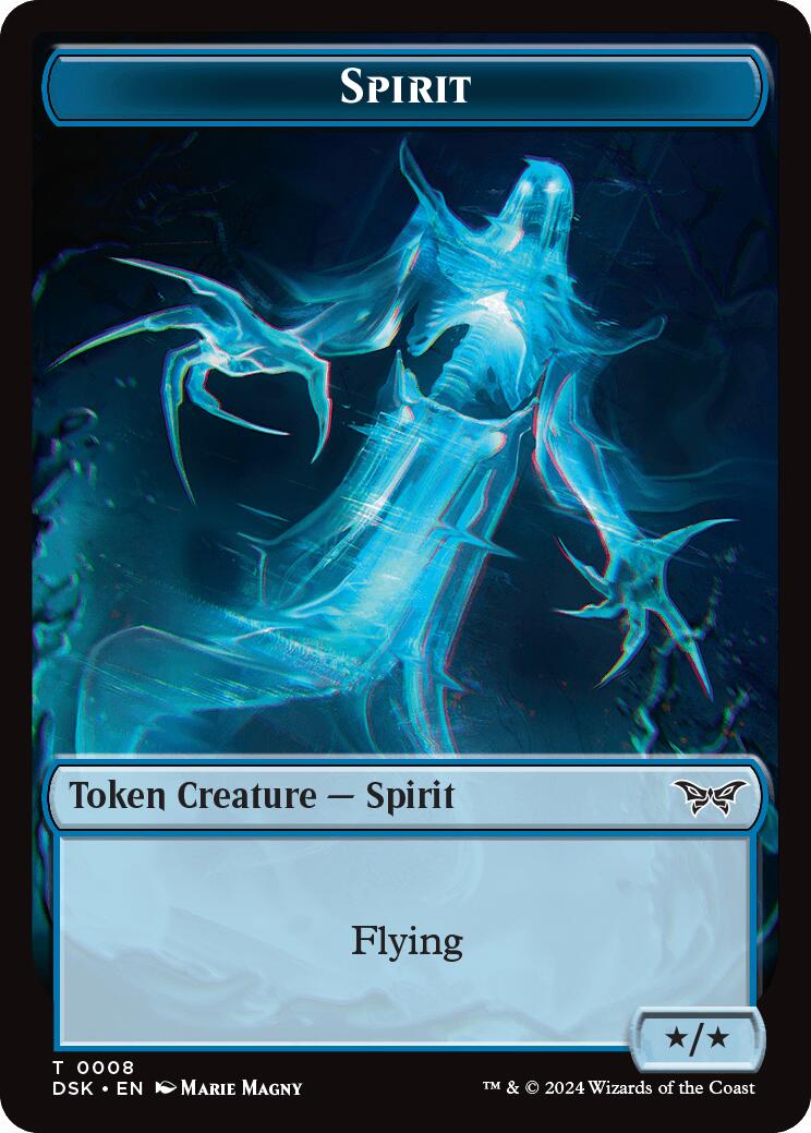 Spirit (0008) // Gremlin Double-Sided Token [DSK - 8 // 11]