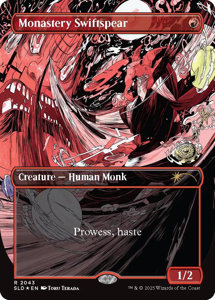 Monastery Swiftspear (2043) (Raised Foil)