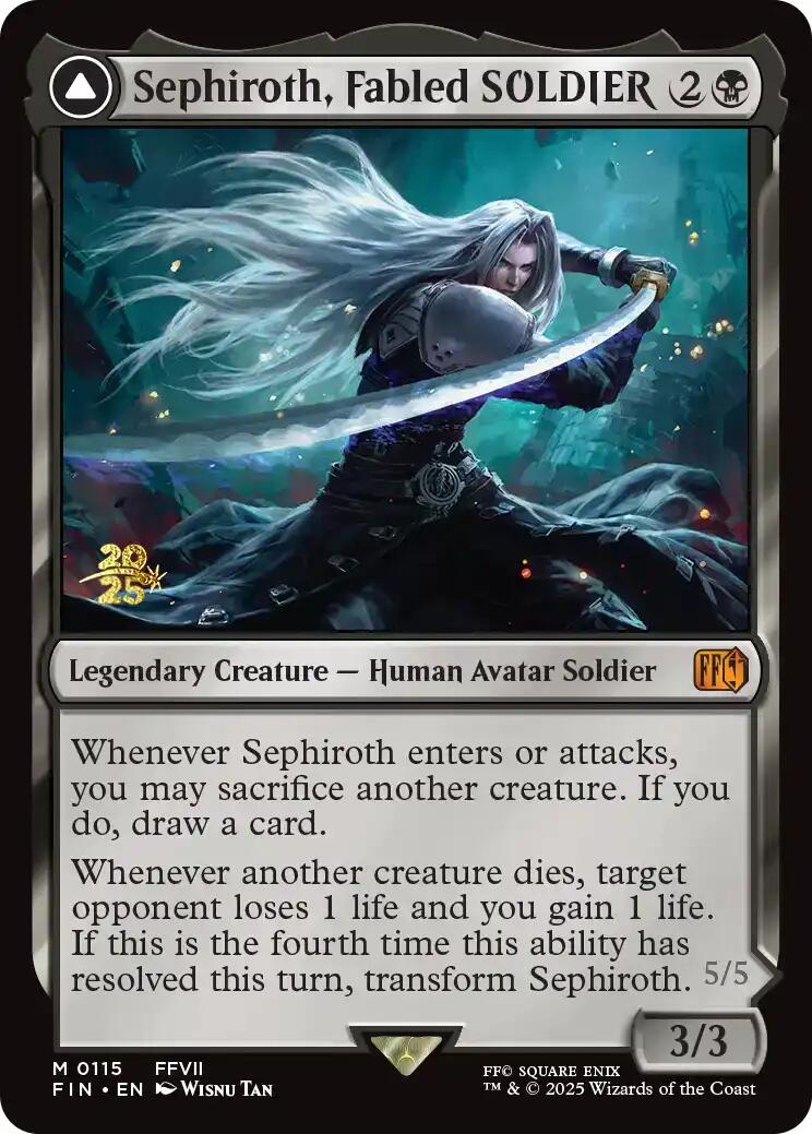 Sephiroth, Fabled SOLDIER [PRE - 115]