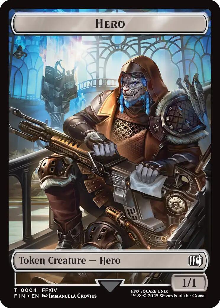 Hero (0004) // Copy (0001) Double-Sided Token [FIN - 4 // 1]