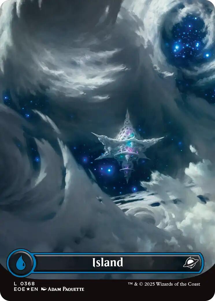 Island (0368) (Borderless) (Galaxy Foil) [EOE - 368]