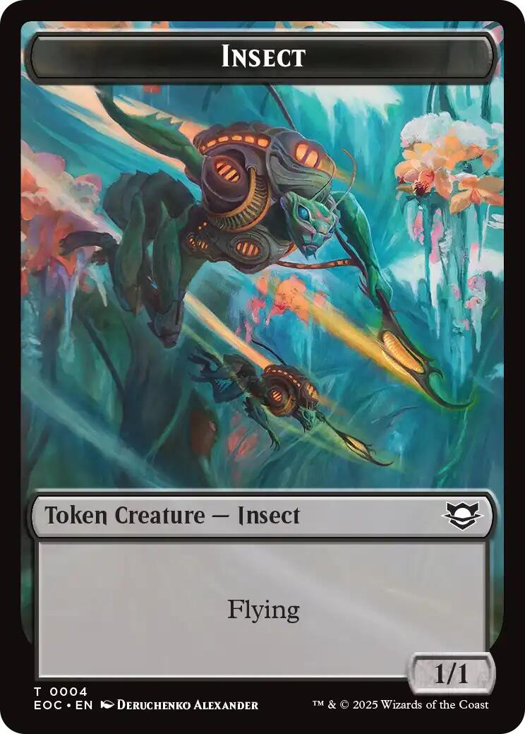 Insect // Elemental (0008) Double-Sided Token [EOC - 4 // 8]