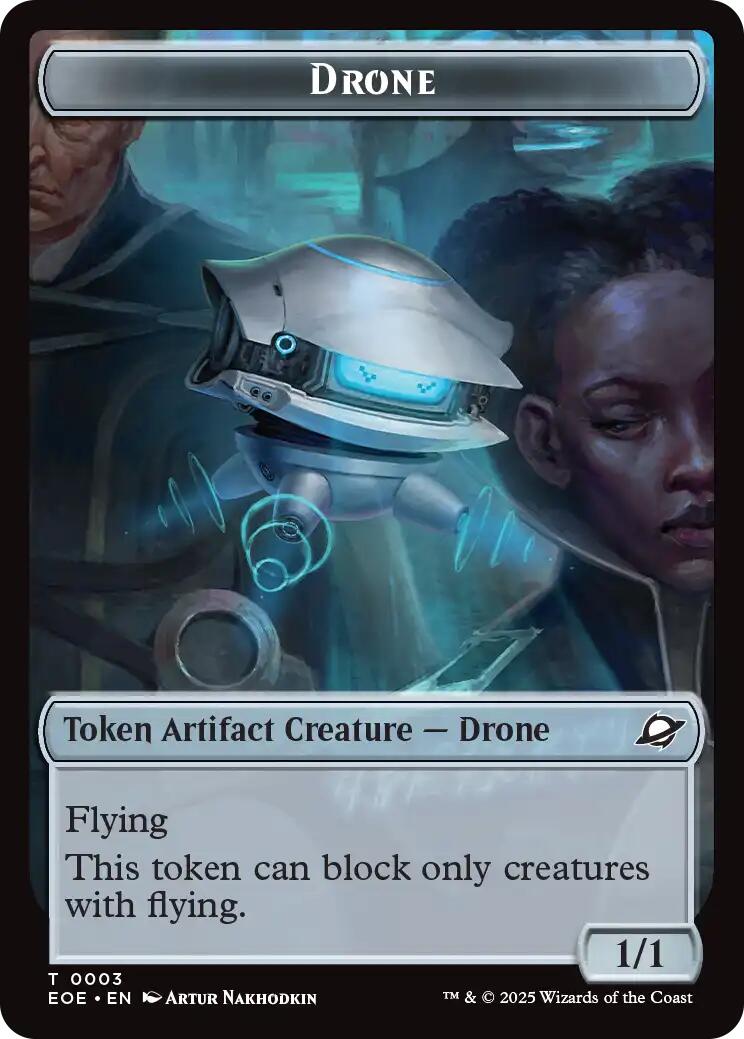 Drone // Lander (0006) Doubled-Sided Token [EOE - 3 // 6]
