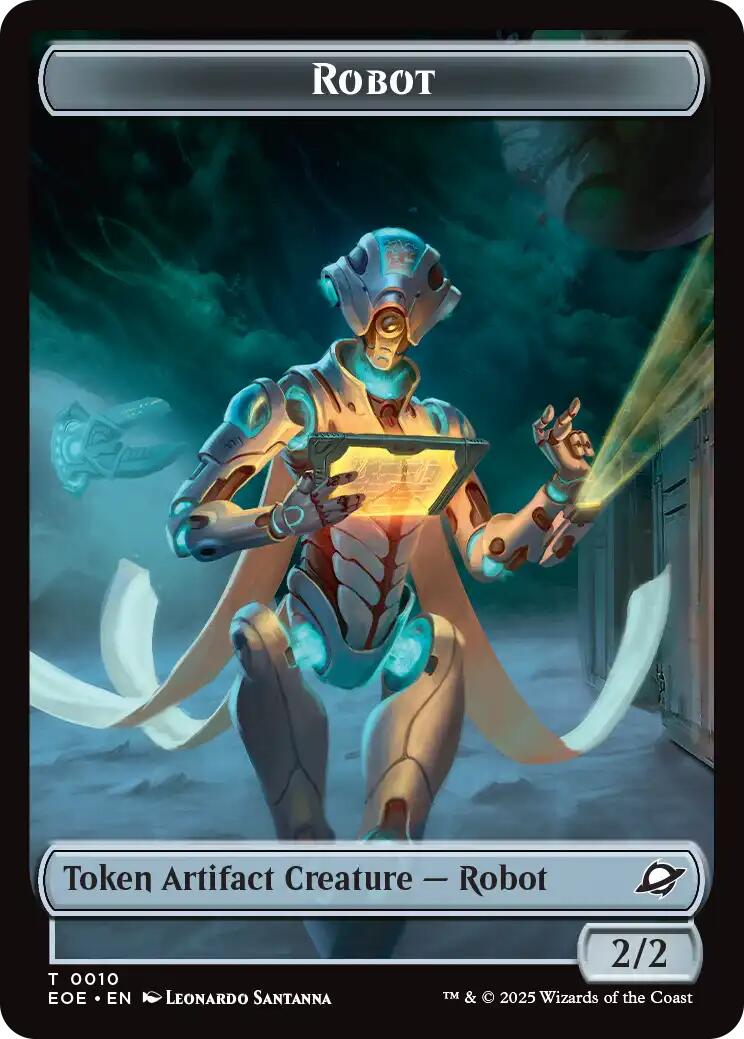 Robot // Lander (0005) Double-Sided Token [EOE - 10 // 5]