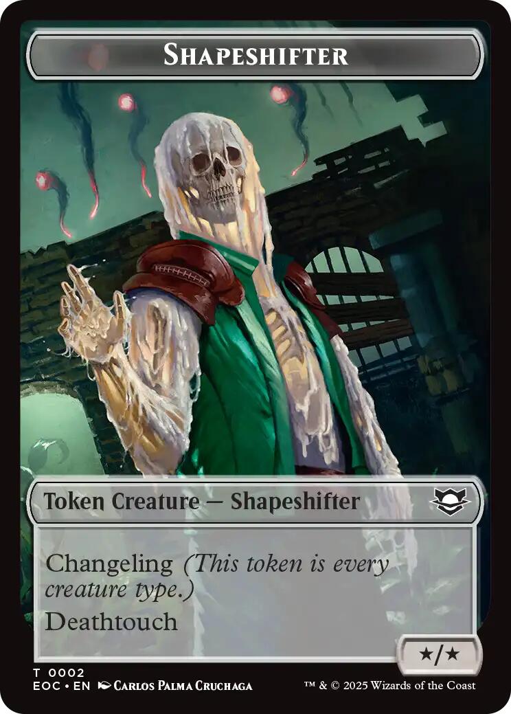 Shapeshifter // Golem (0013) Double-Sided Token [EOC - 2 // 13]