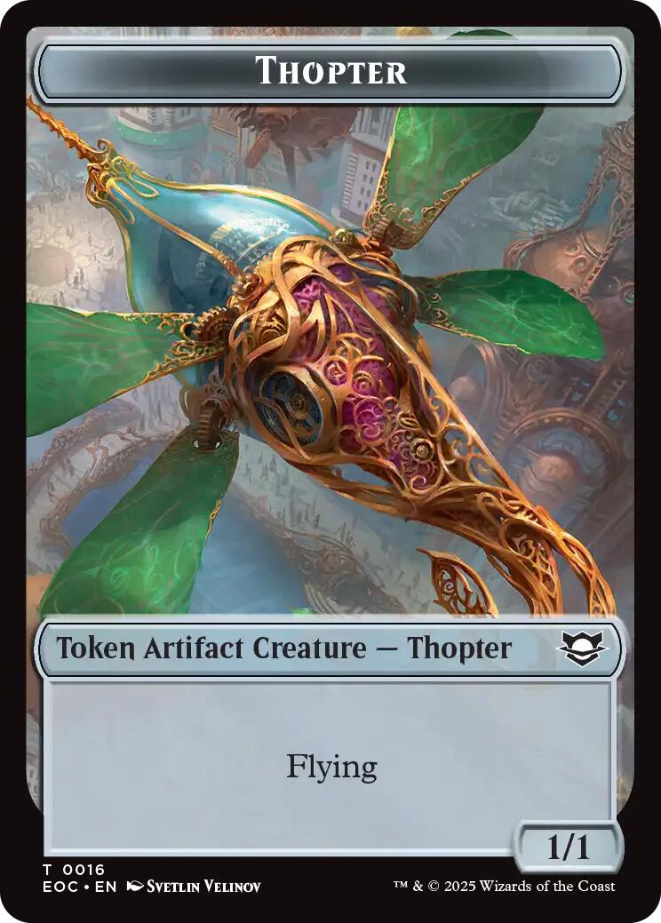 Thopter // Beast (0006) Double-Sided Token [EOC - 16 // 6]