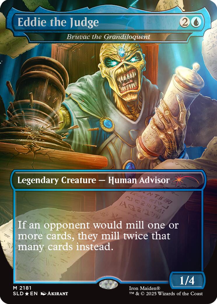 Eddie the Judge - Bruvac the Grandiloquent (Rainbow Foil)
