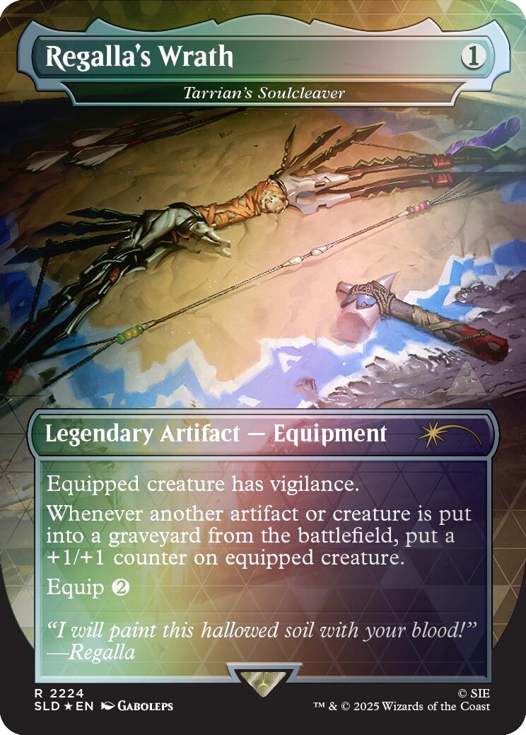 Regalla's Wrath - Tarrian's Soulcleaver (Rainbow Foil)