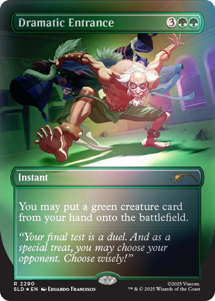 Dramatic Entrance (Rainbow Foil)